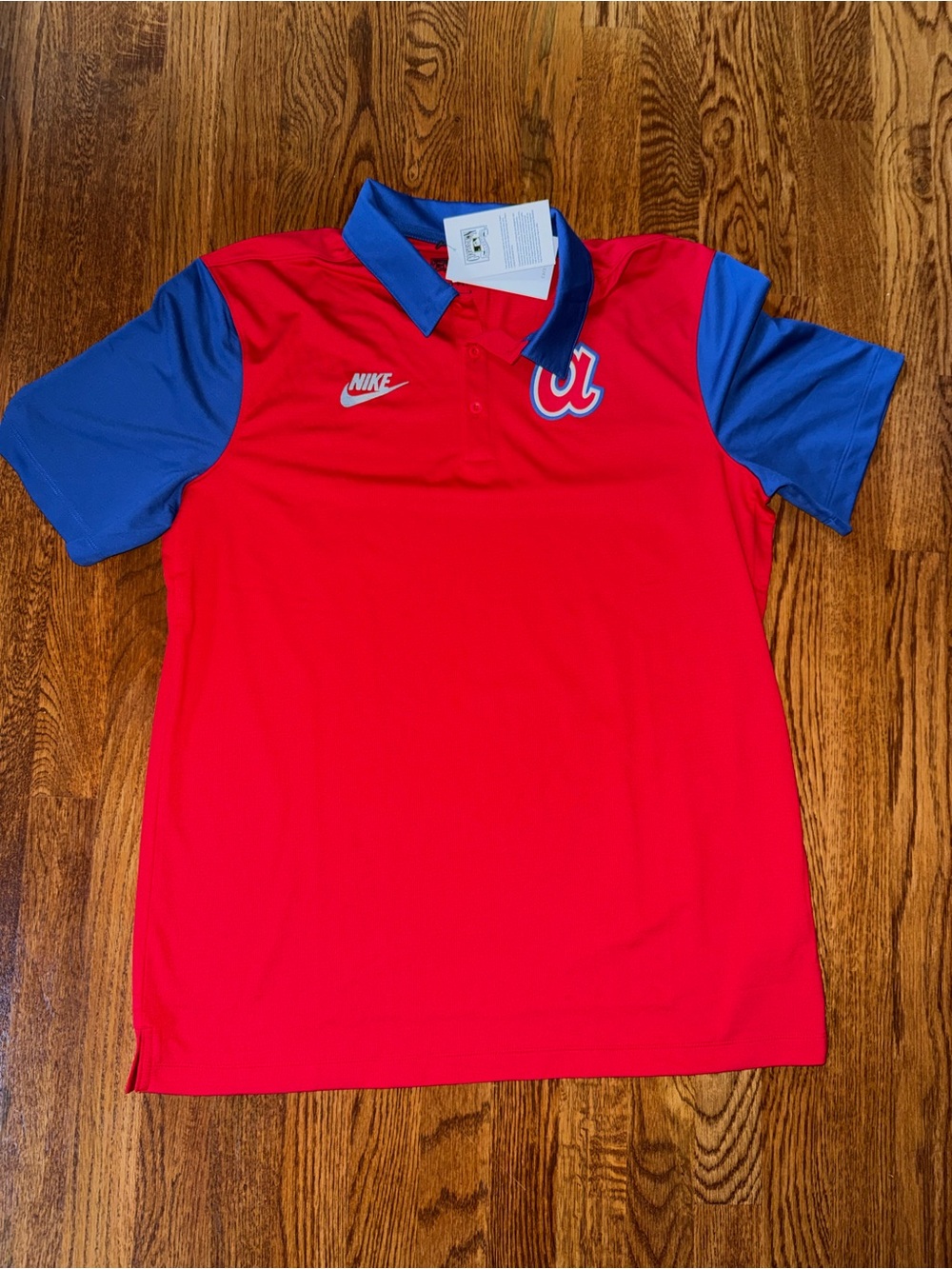 Nike Atlanta Braves MLB Cooperstown Collection Polo Shirt Dri-FIT